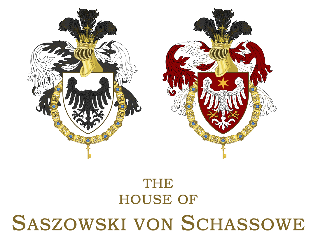 The Noble House of Saszowski von Schassowe Coat of Arms