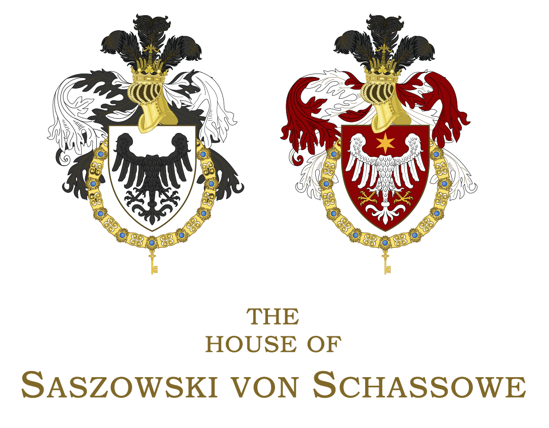 The Noble House of Saszowski von Schassowe Coat of Arms
